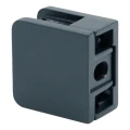 Suporte para vidro 45x45x26 mm antracite vidro 6-10,76 mm zamak sistema plano pintado 000-269 (2)