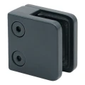 Suporte para vidro 45x45x26 mm antracite vidro 6-10,76 mm zamak sistema plano pintado 000-269 (3)