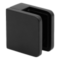 Fixação pontual para vidro 45x45x26 mm, preto, vidro 6-10,76 mm, zamak, sistema plano, pintado 000-286 (1)