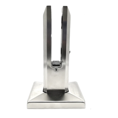 Suporte vertical para vidro spigot 50x50/100x100 mm vidro 12-17,52 mm AISI 304 acetinado 000-291 (1)