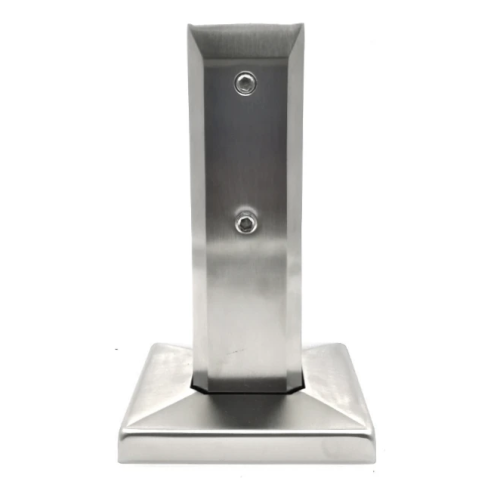 Suporte vertical para vidro spigot 50x50/100x100 mm vidro 12-17,52 mm AISI 304 acetinado 000-291 (2)