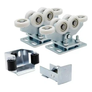 Pacote de carrinhos 80 (6 rodas, rodas de nylon) KIT para portões corredores com acessórios