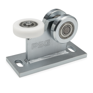 Carrinho de correr 80 3 rolos de aço e plástico para portões suspensos