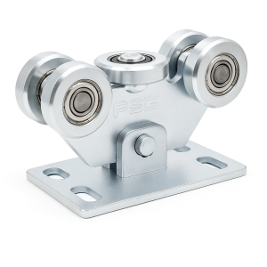 Carrinho de correr 70 para portão deslizante – 5 rolos, rolos de aço