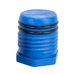 Tampão de teste de estanqueidade para tubos 32 mm azul
