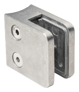 Suporte para vidro 45x45x26 mm vidro 6-10,76 mm zamak sistema 42,4 mm em bruto