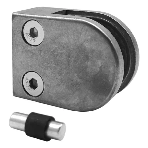 Suporte para vidro 50x40x26 mm pino vidro 6-10,76 mm zamak sistema plano em bruto