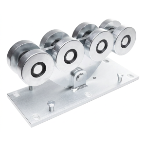 Carrinho de rodízio de 8 rolos para portões corredores de calha 6V.140