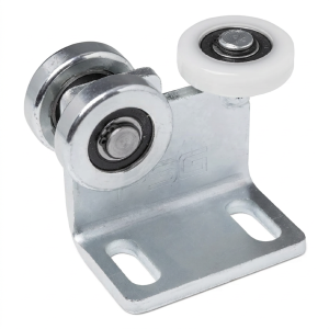 Carrinho de 3 rodas para portões suspensos para perfil 60x60 2 rodas de aço 1 de plástico