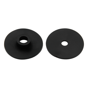 Borrachas de pressão para fixações pontuais fi 50 mm conjunto 2 unid. (plana + colarinho)
