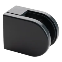 Suporte para vidro 6-10,76 mm 50x40x26 mm pin zamak sistema plano antracite