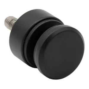 Suporte pontual para vidro 6-12 mm fi 30/13/M8x40 AISI 304 sistema plano preto