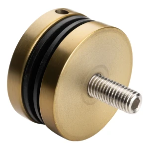 Suporte pontual vidro fi 50/8/M10x50 AISI304 8-17,52mm dourado