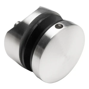 Fixador pontual para vidro 8-17,52mm Ø50/8/M10x50 AISI304 cetim