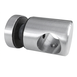 Suporte de passagem e pontual fi 16mm fi 25/30/M6x15 vidro 6-11,52mm AISI304 acetinado