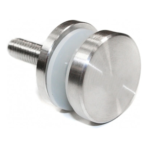 Fixação pontual para vidro 4-16,76mm ø30/4/M8 AISI304 sistema plano acetinado