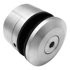 Fixação pontual para vidro 8-16,76mm fi 48/26/M10x38 com chave de fendas AISI304 acetinado sistema plano