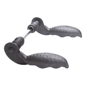 Postal – punho de ferro forjado para portão e cancela H150×L80 mm conjunto completo