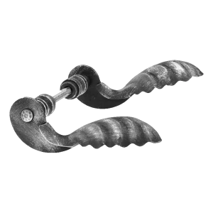 Postal – puxador de portão forjado decorativo H160×L90 mm conjunto