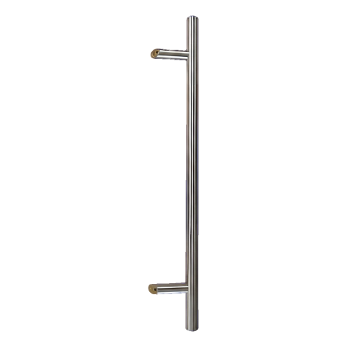 Puxador de porta unilateral redondo 32×800 mm – aço inoxidável AISI 304, acetinado, fixação 45° 000-723 (1)