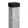 Poste de vedação 80x80x2 mm, comprimento 2,4 m, galvanizado 000-489 (1)