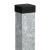Poste de vedação 80x80x2 mm, comprimento 2,4 m, galvanizado 000-489 (1)