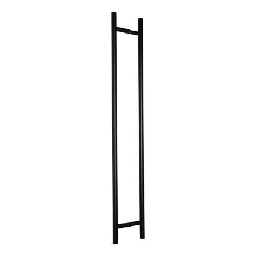 Puxador de porta PINOX dupla face redondo preto Ø 32 x 1400 mm AISI 304 000-747 (1)