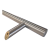 Puxador-antaba de porta unilateral redondo 45° aço AISI 304 acetinado 32×1000 mm 000-752 (3)