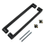 PSG puxador de porta dupla face retangular 90° aço preto 40×450 mm 000-768 (3)