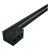 Puxador porta duplo face retangular 90° aço preto mate 40×478 mm PSG 000-769 (3)