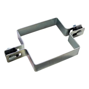 Abraçadeira intermédia para painéis de vedação 100x100 mm galvanizada