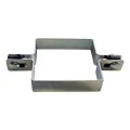 Abraçadeira intermédia para painéis de vedação 100x100 mm galvanizada 000-777 (2)