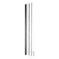 Kozza KB5000 – varanda francesa completa em alumínio H1100 mm, vidro 16–17,52 mm, anodização mate 000-851 (3)