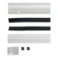 Kozza KB5000 – varanda francesa completa em alumínio H1100 mm, vidro 16–17,52 mm, anodização mate 000-851 (6)
