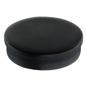 Kozza – tampa de alumínio para perfis de balaustradas de vidro integral KE 105 preta