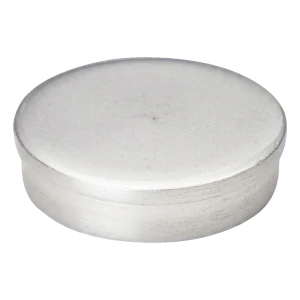 Tampa de alumínio Kozza para perfis de guardas de vidro completo KE 105 / KE 115 – anodização mate