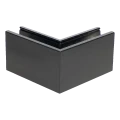 Kozza KE 100 – perfil U de canto exterior 90° para balaustradas totalmente em vidro, cinzento escuro RAL 7021 000-858 (2)