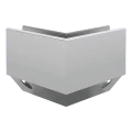 Kozza KE 120 – perfil U angular 90° para balaustradas de vidro integral, exterior, fixação lateral 000-874 (1)