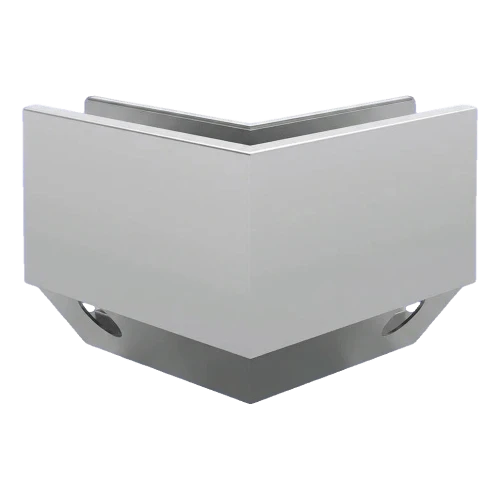 Kozza KE 120 – perfil U angular 90° para balaustradas de vidro integral, exterior, fixação lateral 000-874 (1)