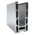 Kozza KF 1000 – perfil de alumínio em U para balaustradas totalmente envidraçadas 5000 mm com drenagem 000-878 (2)