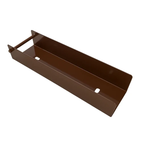 Perfil em C - Conector para base 200x55 marrom GPV-700-25 (2)