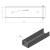 Perfil em C - Conector para base 200x55 marrom GPV-700-25 (3)