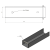 Perfil em C - Conector para base 200x50 marrom GPV-700-35 (3)