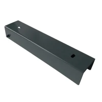 Perfil U conector suporte para muretes 250x50 antracite grafite