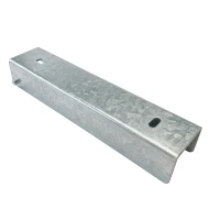 Perfil de ligação suporte para murete 250x50 galvanizado