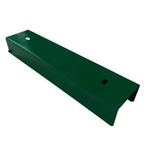 Perfil em C ligador suporte para murete 250x55 verde