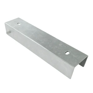 Conector em U suporte para murete 250x55 galvanizado