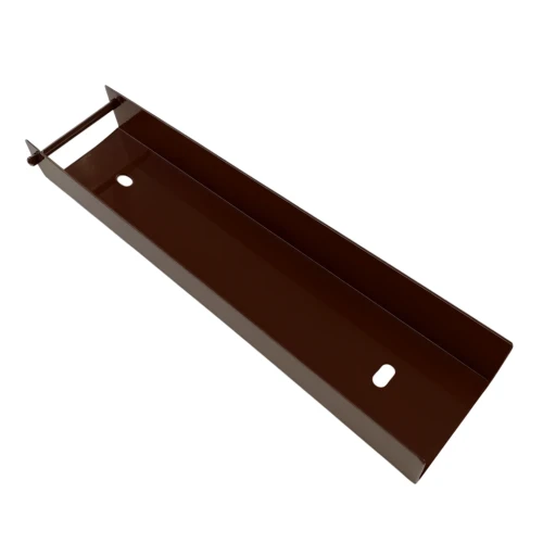 Perfil em C - Conector para base 250x55 marrom GPV-700-45 (2)