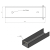 Perfil em C - Conector para base 300x55 marrom GPV-700-50 (3)