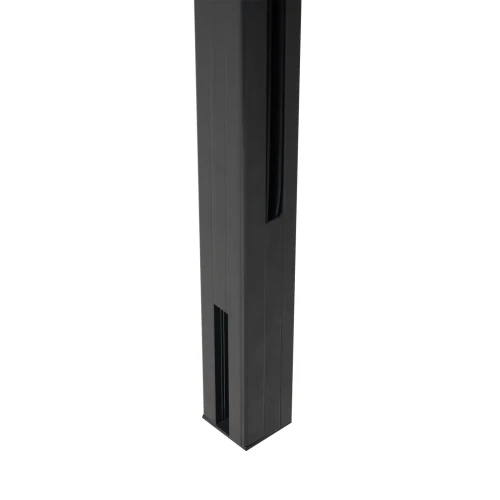 Poste de canto para balaustrada 45x45x1283mm vidro 8,72mm cinza escuro Kozza KR7500 000-890 (2)